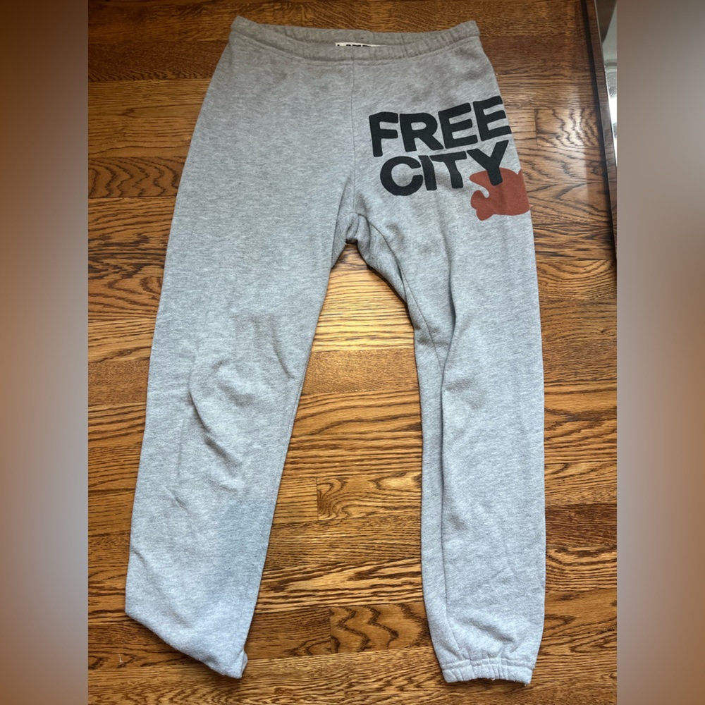 Free city gray sweats